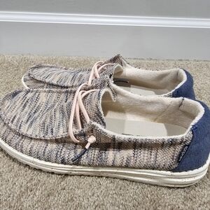 Hey Dude Light Pink Slip-On Shoes